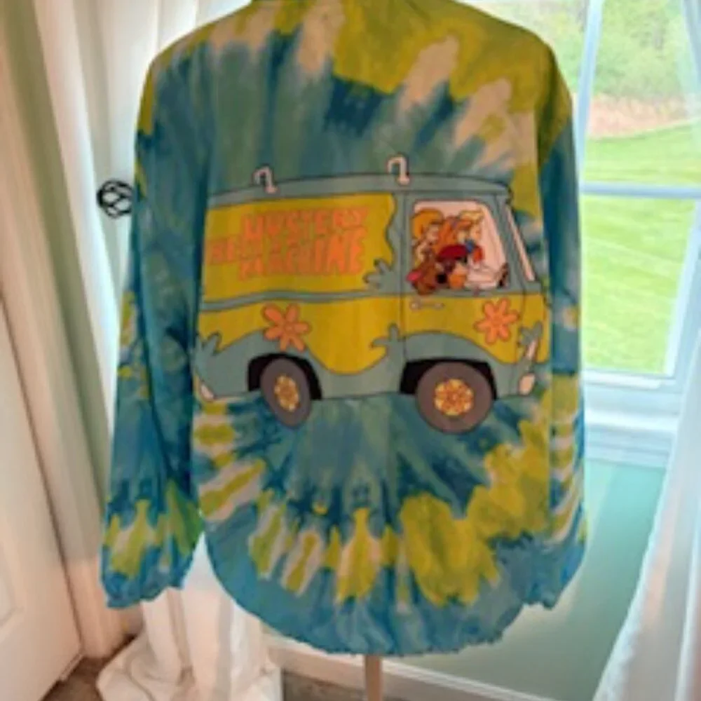 Scooby- Doo Tie dye  windbreaker size L - Picture 2 of 2